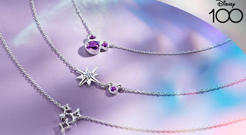 迪士尼100週年限定珠寶又萌又浪漫！「鑽石加紫水晶」的米奇 萬元無痛入手