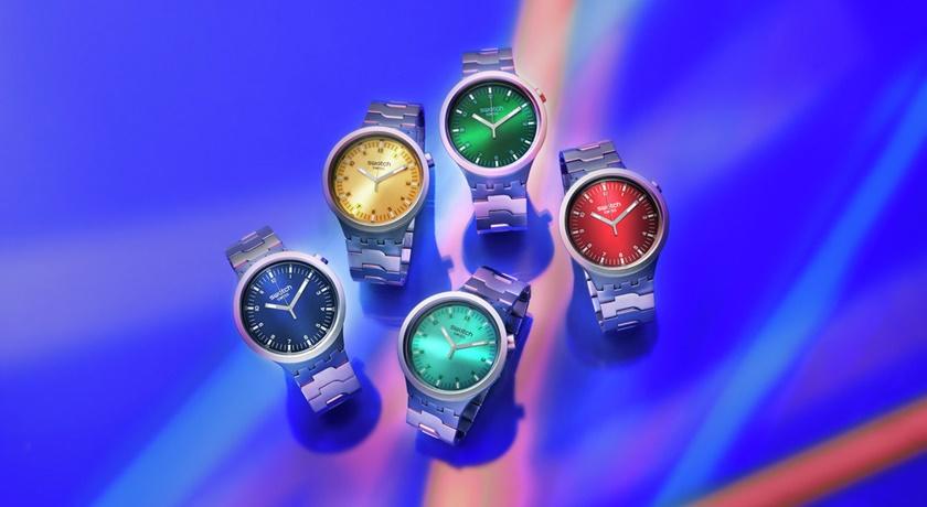 Swatch最潮Big Bold首度推出「全不鏽鋼」款！5色絕美錶盤質感大升級
