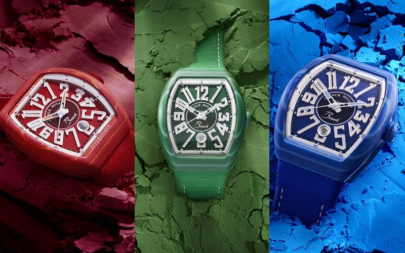FRANCK MULLER紅、藍、綠「超鮮豔腕錶」！連錶帶顏色都有搭