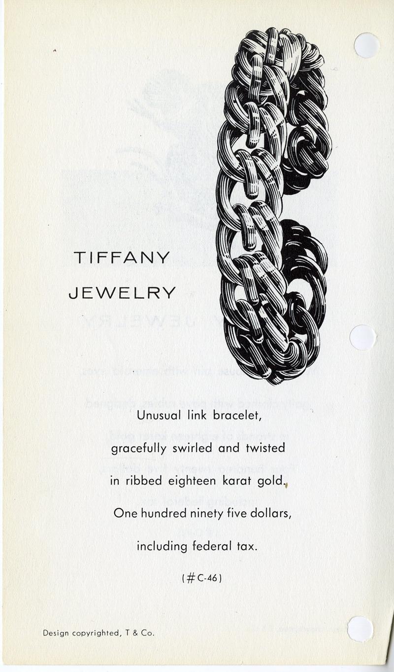 Tiffany Forge古典珍藏庫1958年手鍊靈感。（Tiffany & Co.提供）