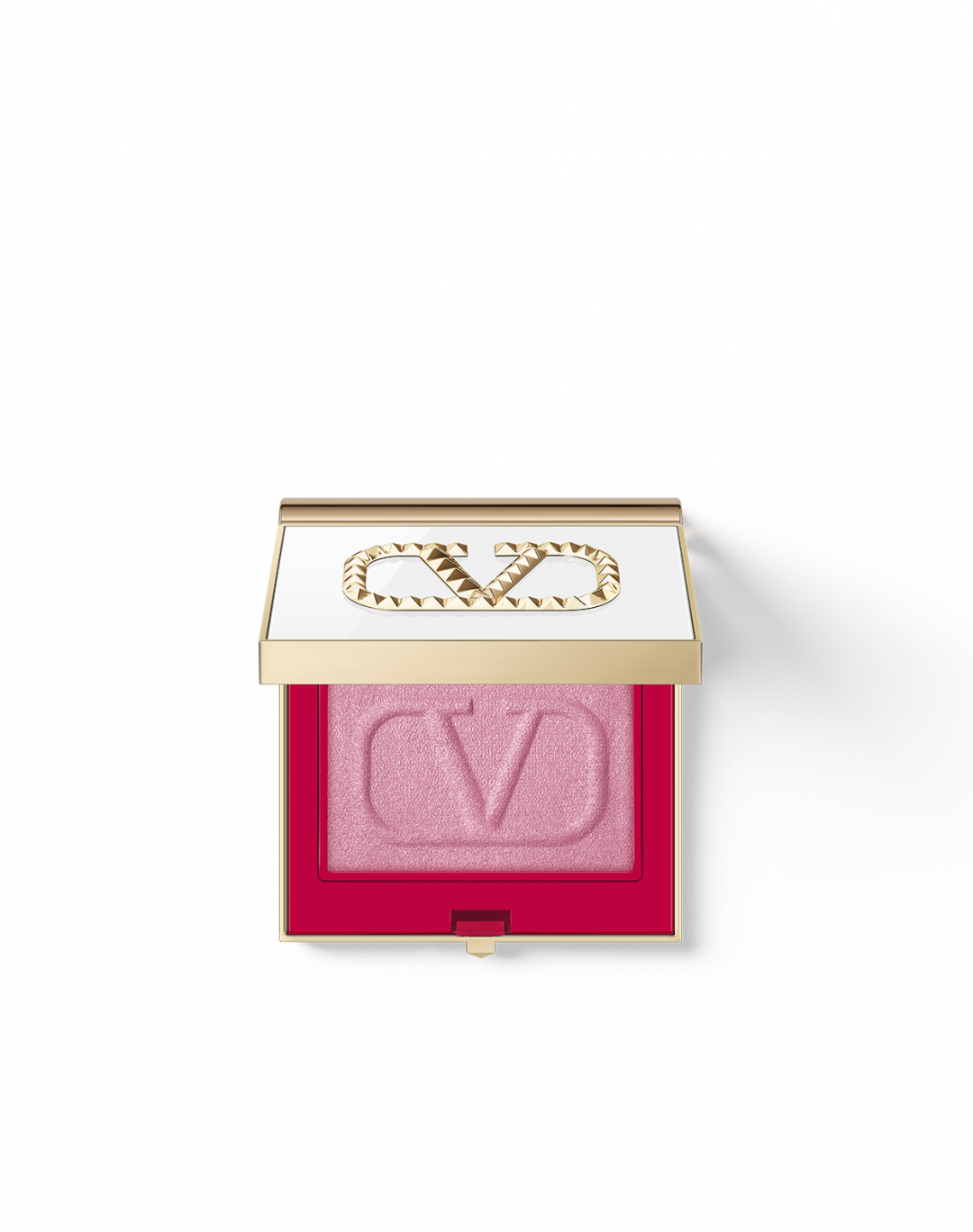 VALENTINO BEAUTY2023高訂白金聖誕系列柔霧眼頰彩#03，1,850元。