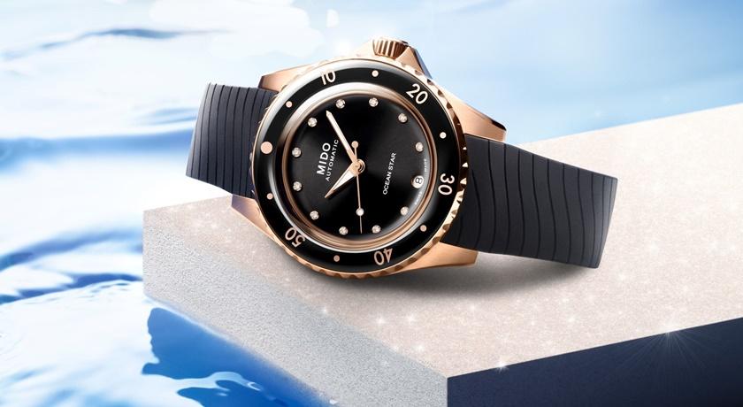 MIDO最專業潛水錶「海洋之星」首度推女款！三款新色錶盤正裝休閒都百搭