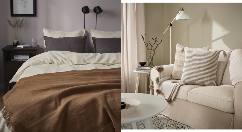 IKEA把「美拉德風格」搬進家裡！打造秋冬最時髦臥室和客廳「不到千元」