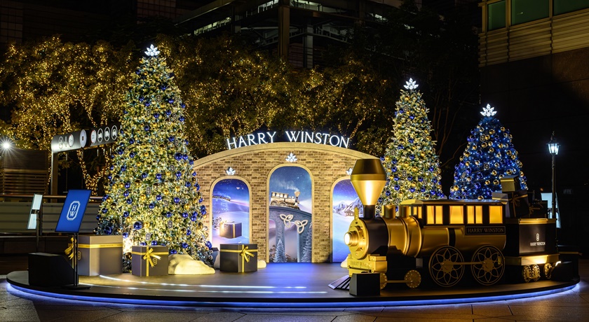 海瑞溫斯頓用2萬7千顆燈泡打造「三層樓」耶誕樹！最奢華打卡點只在「這裡」快閃