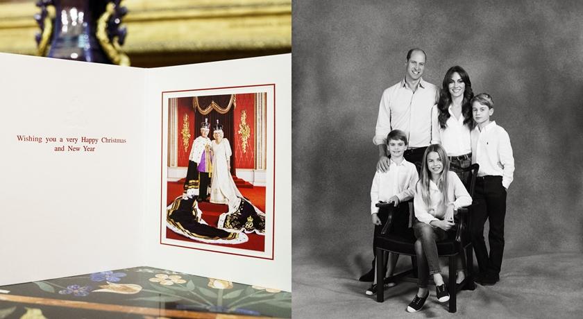 英皇室2023耶誕家族賀卡出爐！威凱與三娃同穿白襯衫簡直萌翻