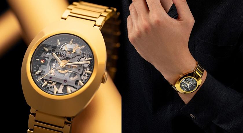 RADO雷達DiaStar復刻60年原始版本！鏤空錶盤搭配黃金錶殼 復古又華麗