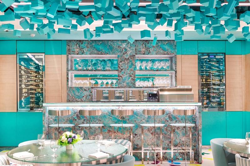 Blue Box Café Taipei於19號正式開幕。（Tiffany & Co.提供）