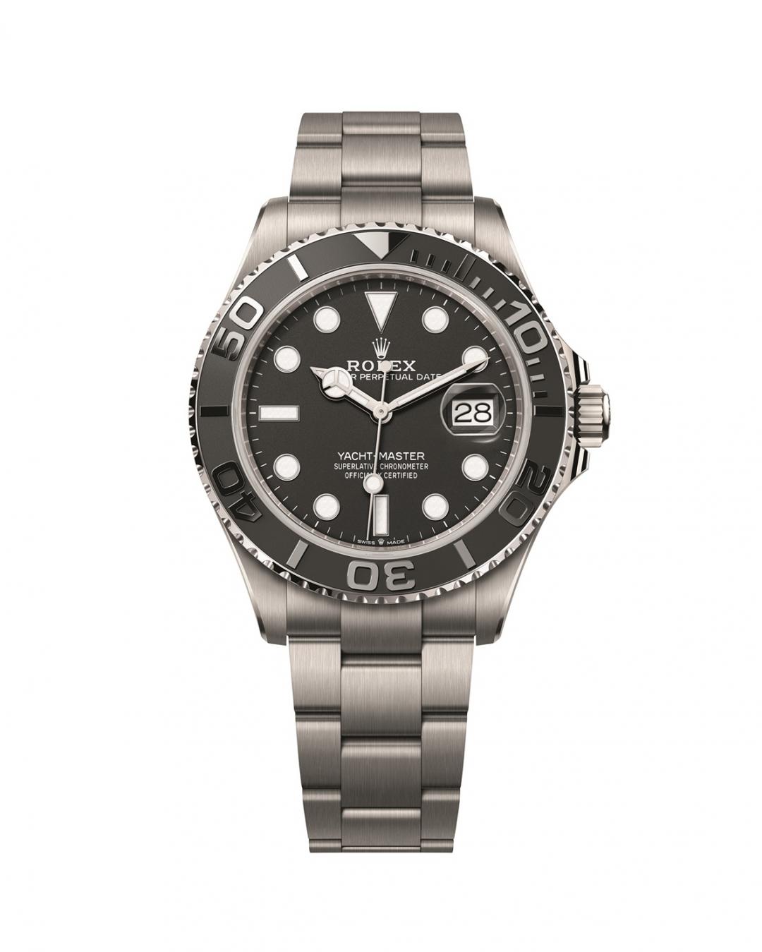 勞力士Oyster Perpetual Yacht-Master 42蠔式恒動遊艇名仕型42腕錶，467,000元。