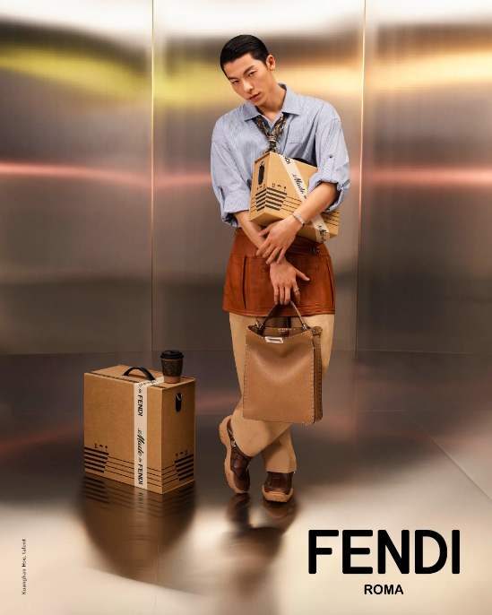 許光漢登上Fendi 2024春夏男裝形象廣告。