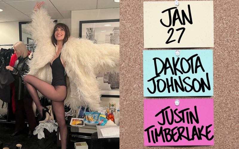 Dakota Johnson為宣傳電影新作睽違十年登上《週六夜現場》。（截自dakotajohnson IG）