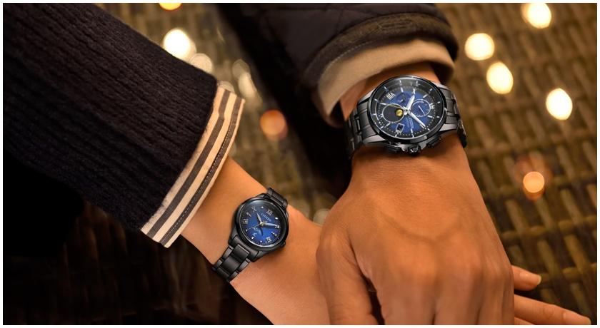 CITIZEN光動能電波錶換上夜空錶盤超浪漫！全錶鈦金屬防刮堅固又舒適
