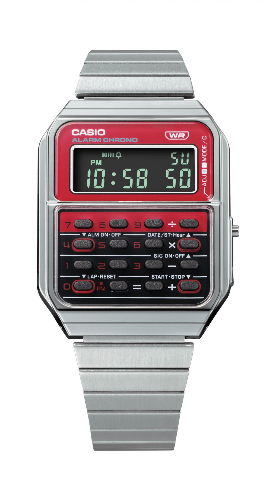 CASIO CA-500WE-4B錶款，1,900元。