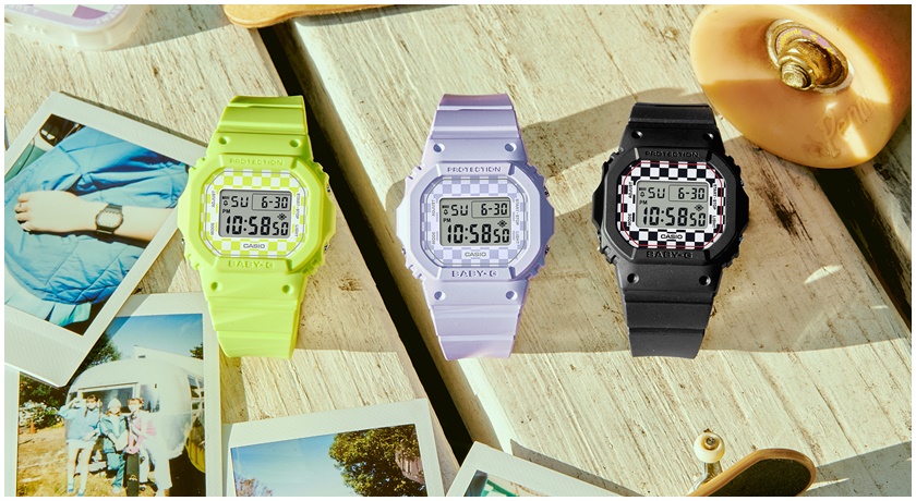 BABY-G經典方形錶融入滑板時尚！3款新色美翻 纖薄輕巧3千元有找