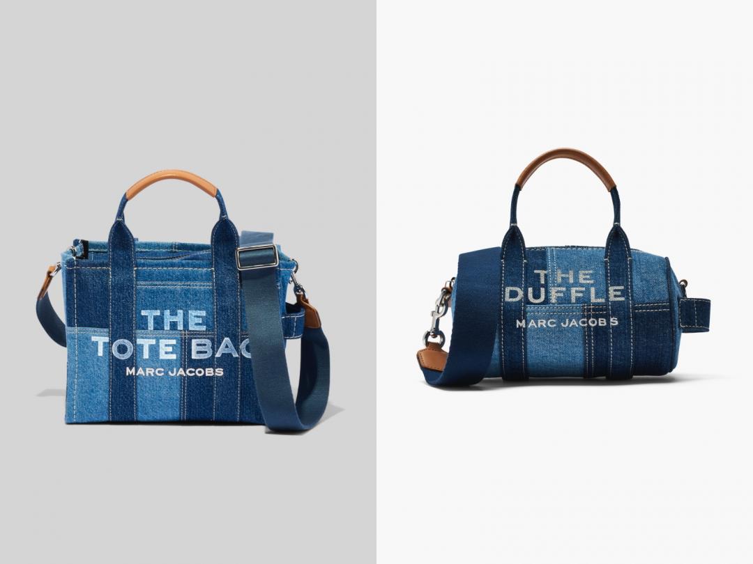 （左起）小尺寸THE TOTE BAG（NT$11,900）、The Duffle迷你圓筒包（NT$11,900）。