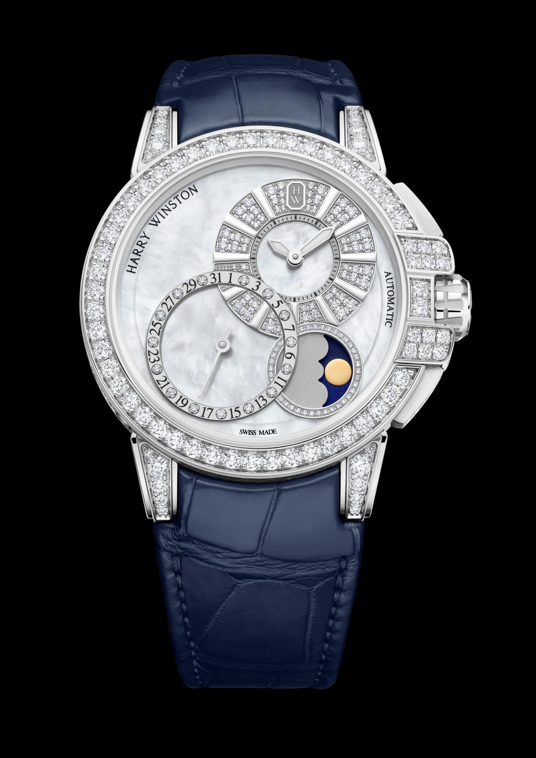 海洋Ocean系列Date Moon Phase 42毫米自動腕錶，約2,780,000元。