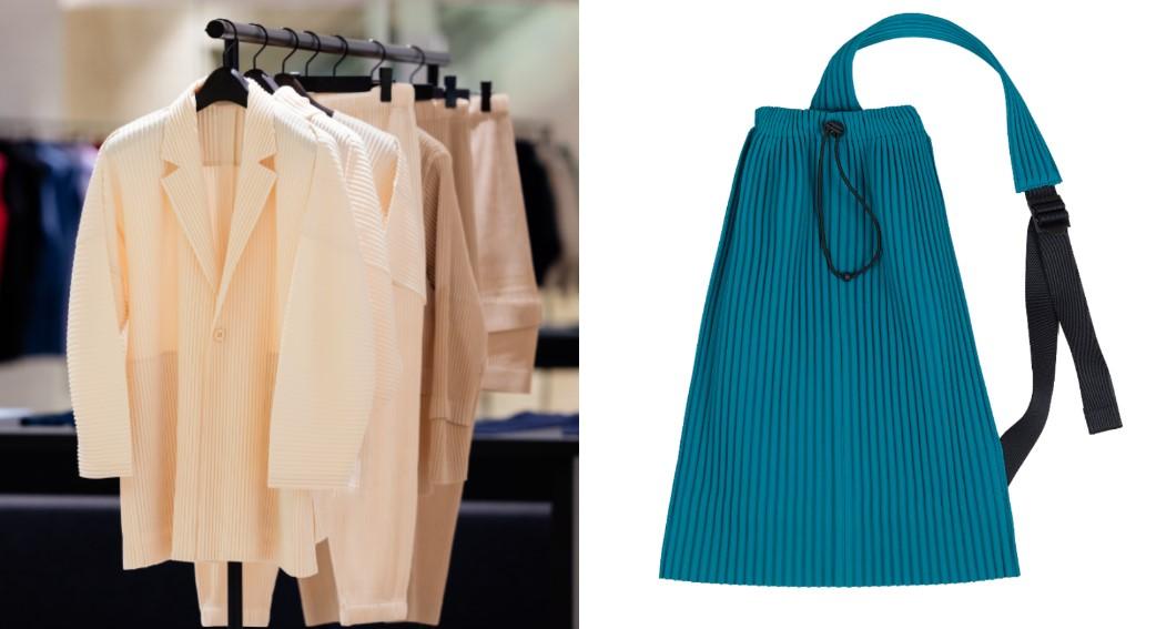 HOMME PLISS&Eacute;全新形象店！獨賣香草白限定色 縐褶束袋包鐵粉必收