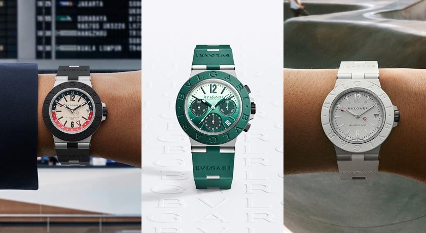 寶格麗Aluminium推三新錶！綠色錶盤飄渡假感、純白美學簡鍊優雅