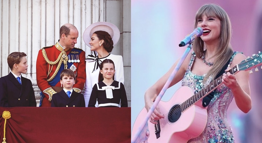 泰勒絲倫敦開唱前搶先合影皇室萌娃！喬治、夏綠蒂燦爛笑容超可愛