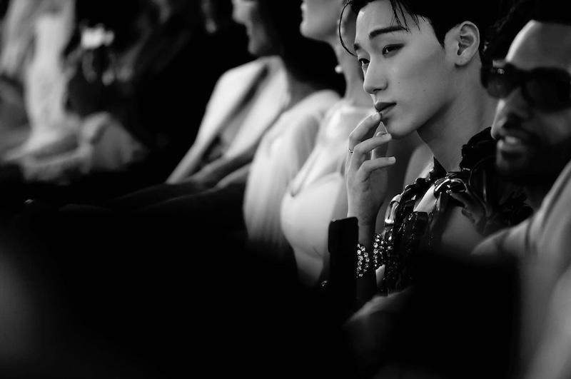 ATEEZ崔傘受邀出席Dolce & Gabbana時裝秀。（截自choi3an IG）