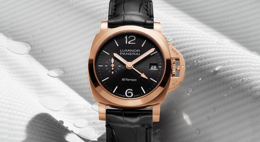 沛納海Luminor Quaranta首度推紅金款！復古小錶盤回歸 GMT實用升級