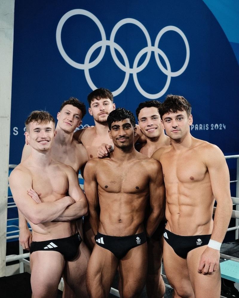 Tom Daley（右）已經是五朝奧運元老。（截自tomdaley IG）