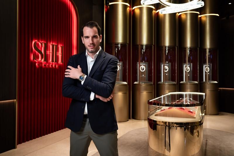 品牌共同所有人、MELB Luxe subsidiaries行政總裁Mr. Bertrand Meylan（H. Moser & Cie.提供）