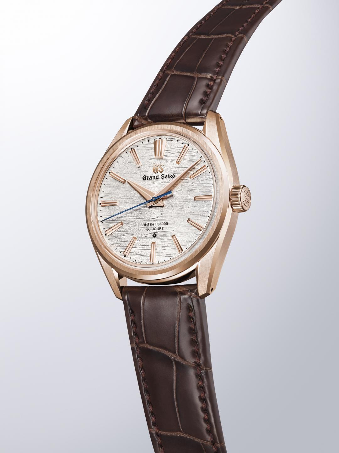 Grand Seiko Evolution 9 Collection正裝腕錶Hi-Beat 36000高振頻80小時動力儲存機械腕錶限量版，全球限量80只，約1,780,000元。(Grand Seiko提供，以下同)