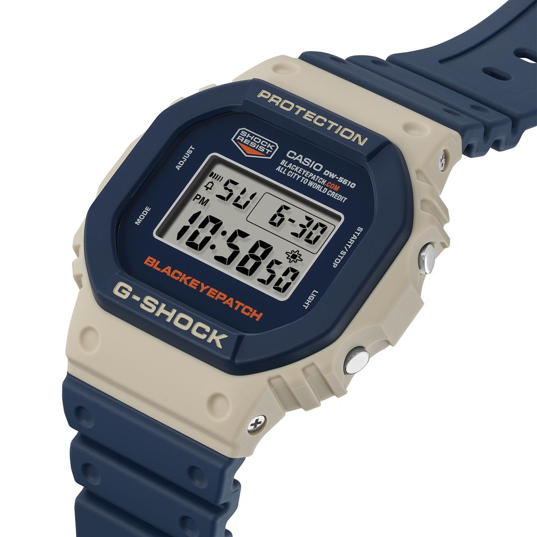 G-SHOCK x BlackEyePatch聯名錶款DW-5610BEP-2，4,000元。(G-SHOCK提供，以下同)