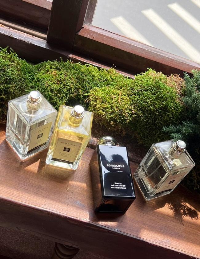 Jo Malone Londone擁有不一樣的草本木質調，可交織出不同的層次感。（記者劉雅嫺攝）