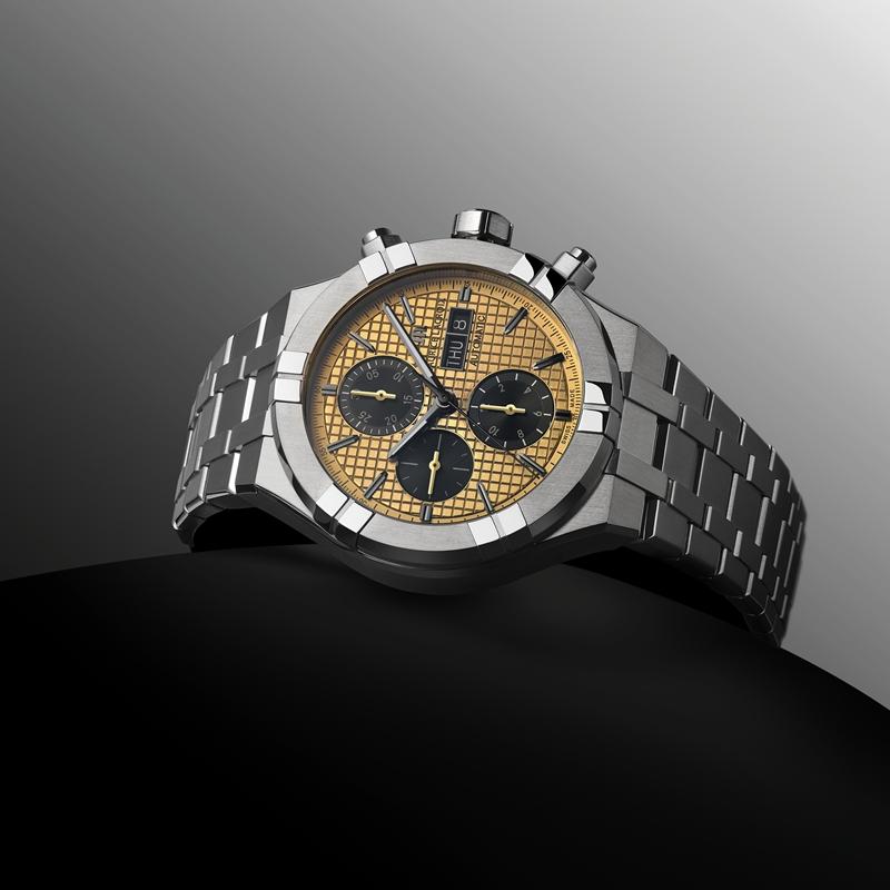 AIKON Titanium Chronograph自動計時碼錶，160,000元。（Maurice Lacroix提供）