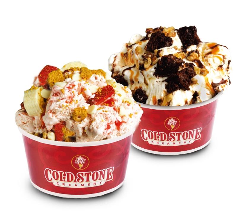 COLD STONE：全品項第二杯半價，脆餅除外。