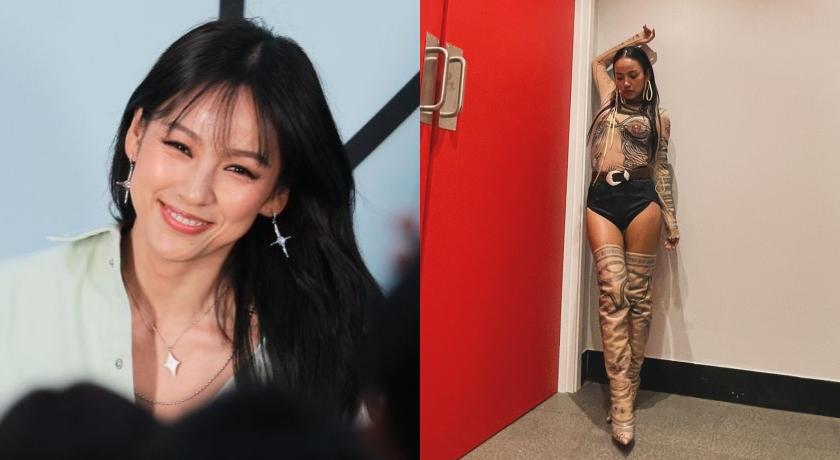 李孝利是韓國知名性感女星，舞台上風格大膽。