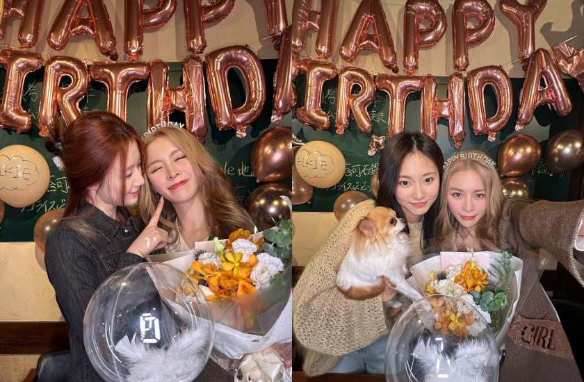 子瑜、舒華、ELKIE三人都是在韓國女團出身，雖分屬不同團體但打拚過程中也建立了好交情。