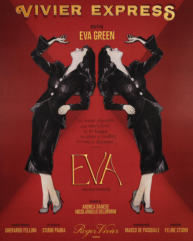 Eva Green演繹Roger Vivier全新形象。