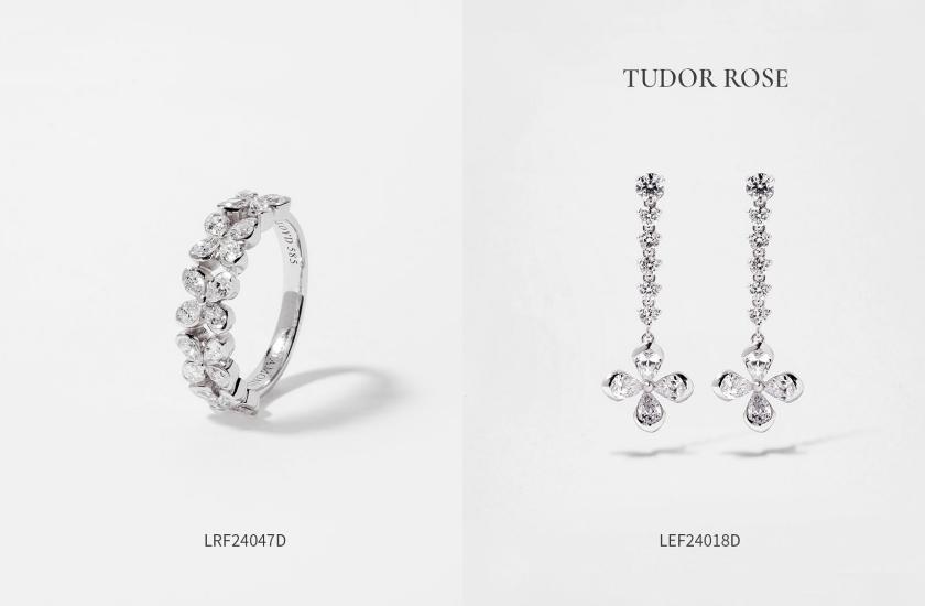 LLOYD冬季限時發售的帝舵玫瑰園系列，以「白雪花」為靈感。