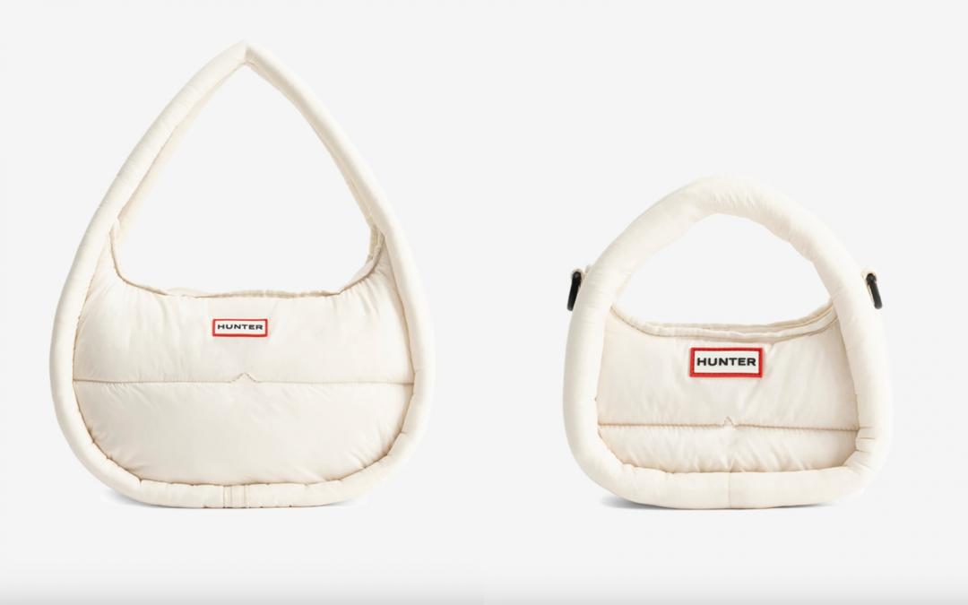 （左起）Framed空氣大型HOBO包（NT$4,480）、迷你HOBO包（NT$3,480）。