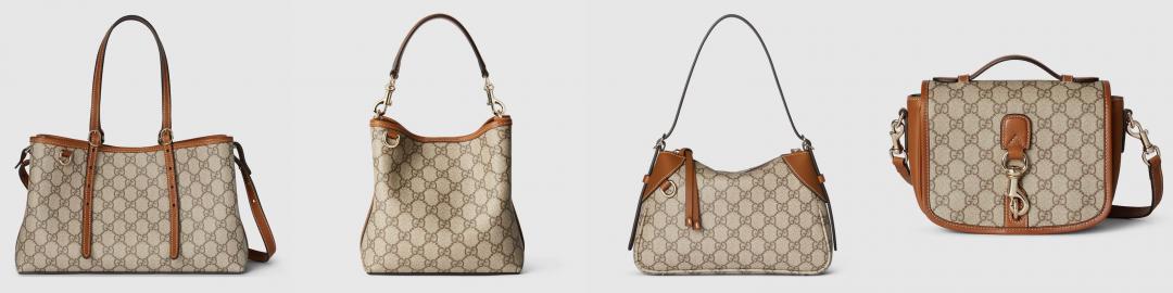 GUCCI經典老花不一樣了？全新Emblem腋下包打開還藏繽紛驚喜