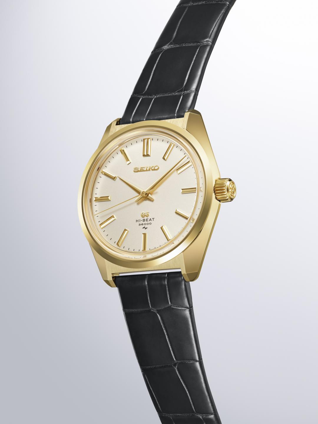 Grand Seiko Heritage Collection SLGW004錶款，18K黃金錶殼，限量200只，860,000元。