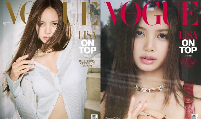 Lisa登上《VOGUE》泰國版，清新脫俗。