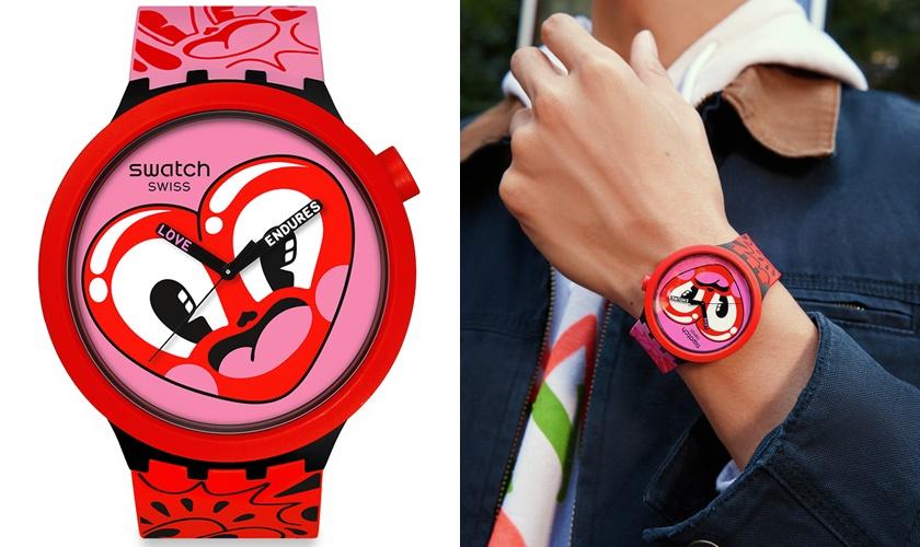 Swatch Hatties’s Heart錶款，4,500元。