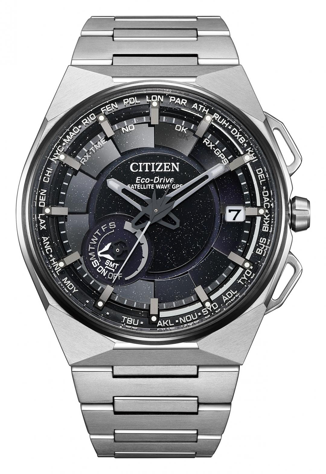 CITIZEN Satellite Wave X限定款腕錶CC3097-52E，台灣限量100只，52,800元。(CITIZEN提供，以下同)