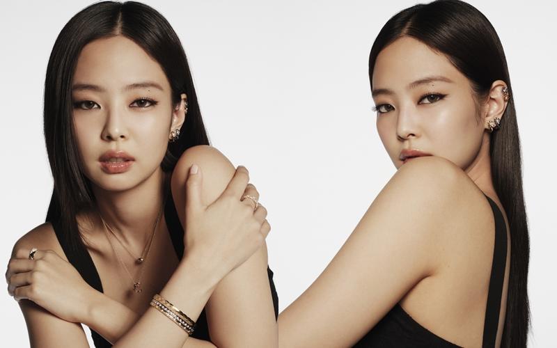 Jennie為代言精品CHANEL拍攝全新珠寶形象廣告。（CHANEL提供）