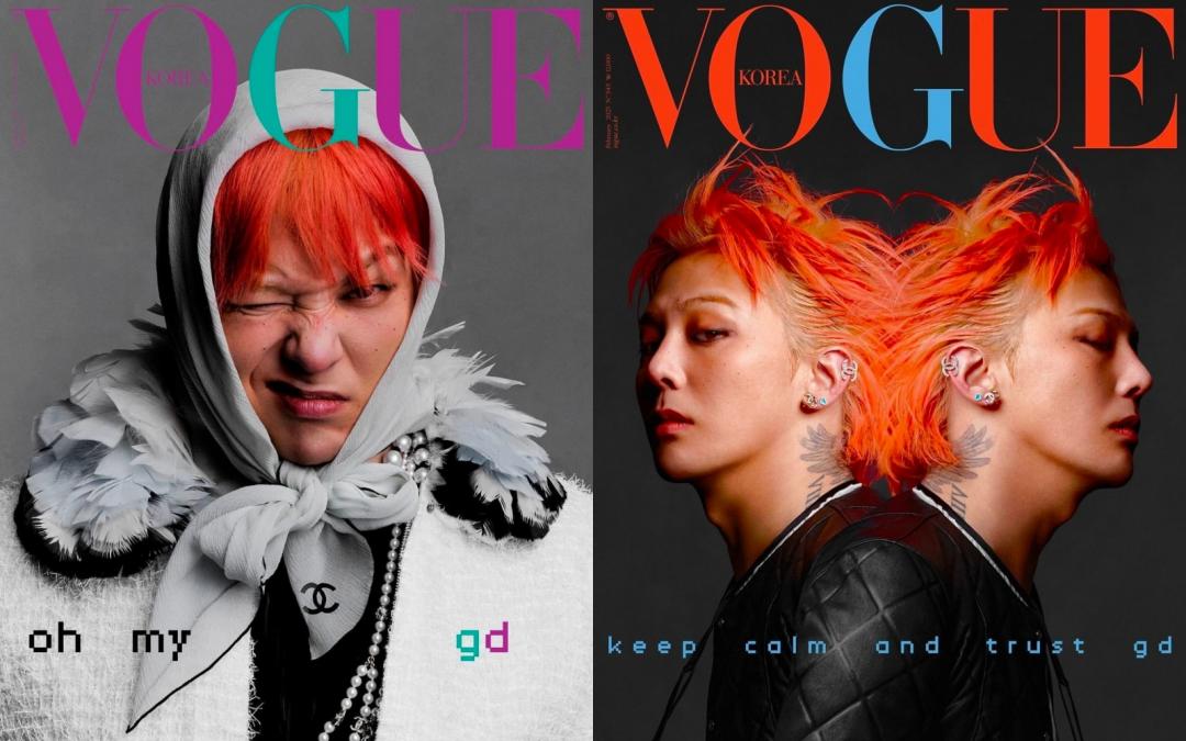 近期，他也穿著香奈兒造型登上時尚雜誌《VOGUE》封面。