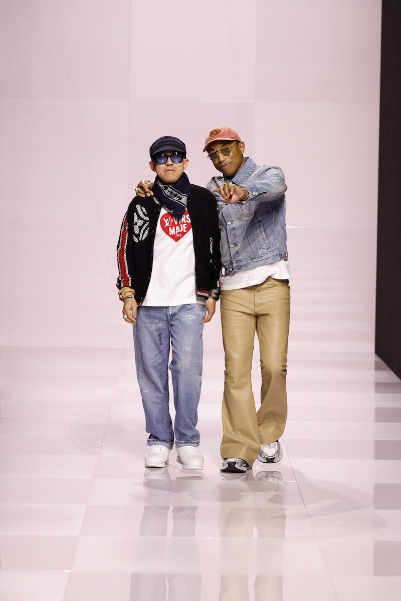 LV 2025秋冬男裝系列由創意總監Pharrell Williams以及日本潮流天王NIGO攜手合作。