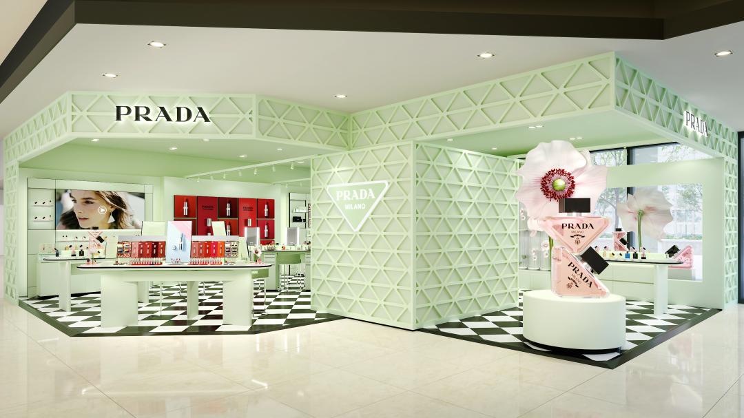 PRADA Beauty即日起至5月中於台北信義A8開設形象店。