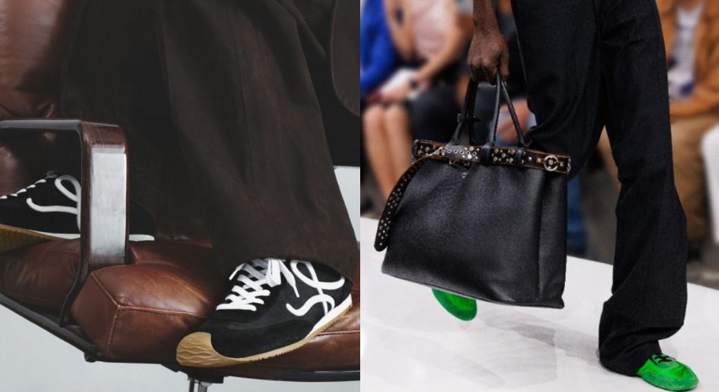 精品鞋搭上薄底運動風熱潮！Loewe芭蕾舞跑鞋輕巧舒適 Prada Collapse復古時髦