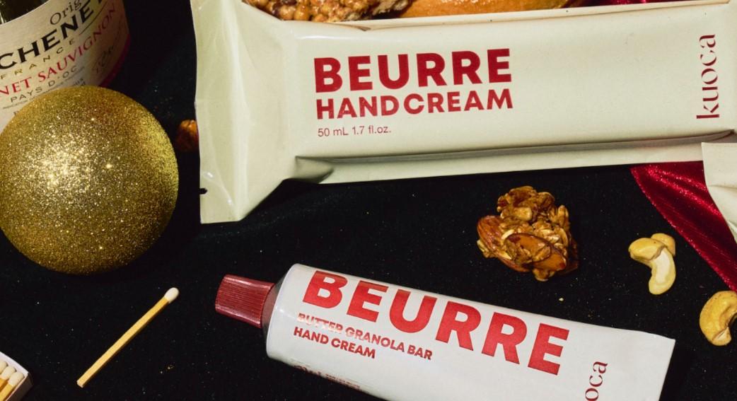 韓國Kuoca護手霜注入美食靈感！轉化奶油與穀物風味 雙手包覆絲滑甜香