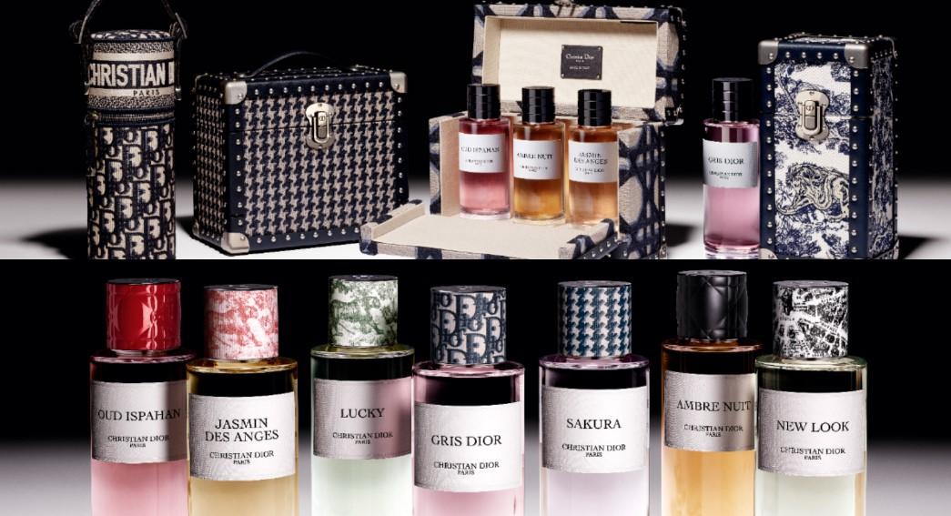 迪奧香氛世家延伸高訂印記！經典圖騰躍上香水瓶蓋 旅行箱繡縫精美花紋