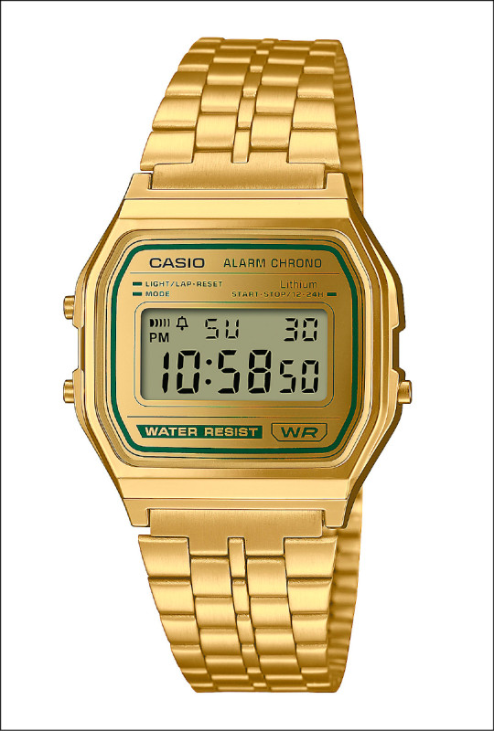 CASIO A158WEGV-9A男錶，2,000元。