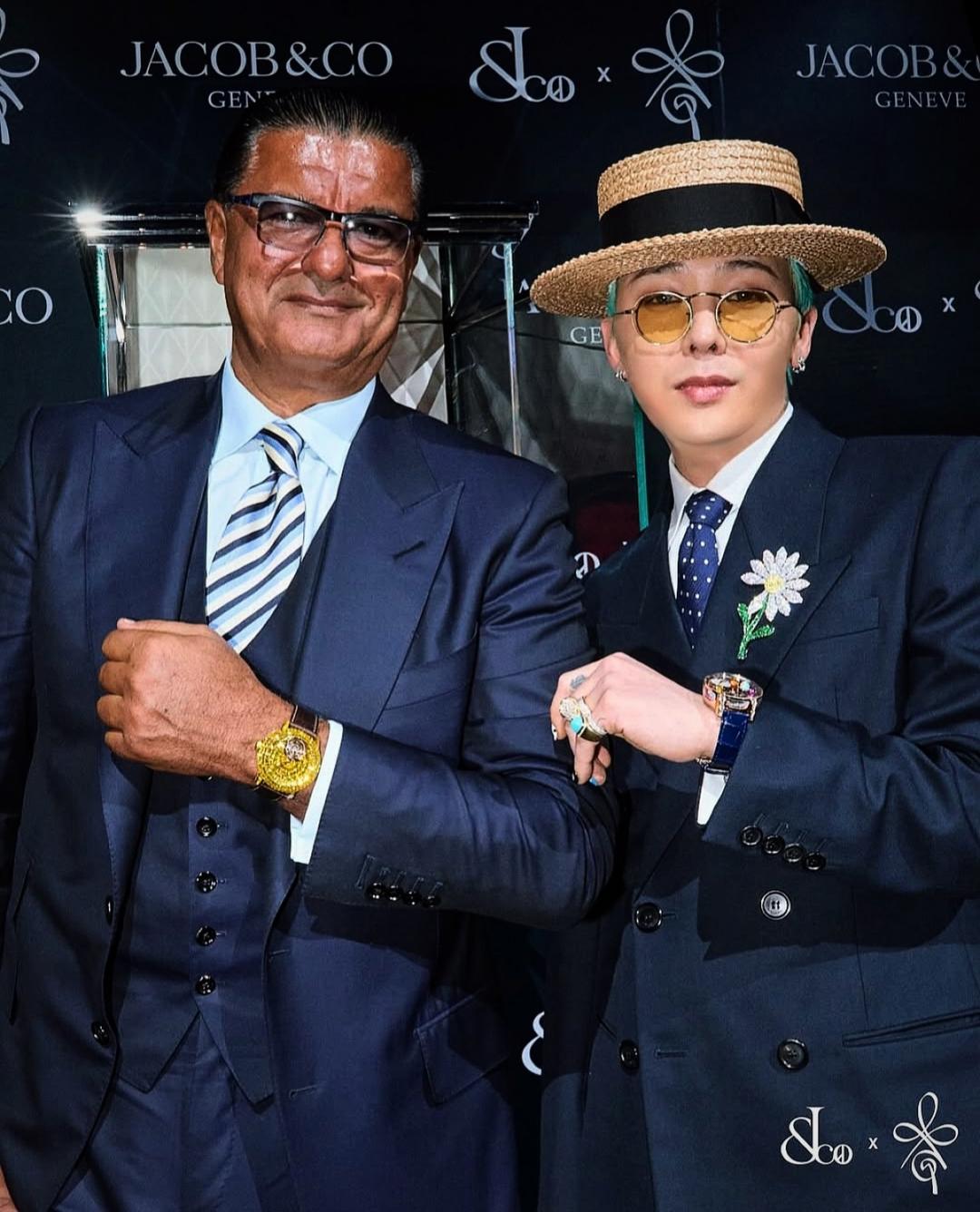 Jacob & Co.創辦人Jacob Arabo與GD權志龍。（翻攝自instagram）